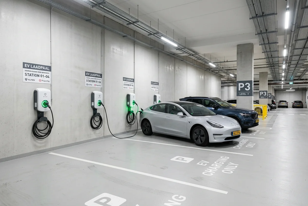 Laadpalenproject Parking Greendesk