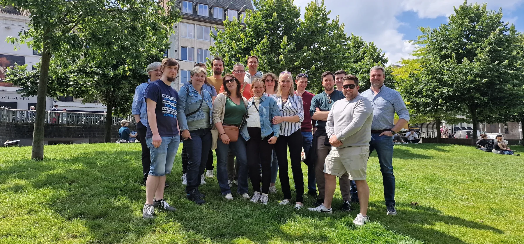 THEA zomerdag en teambuilding buiten in het groen
